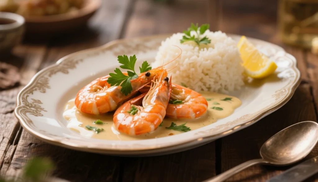 Receita de Camarão ao Molho