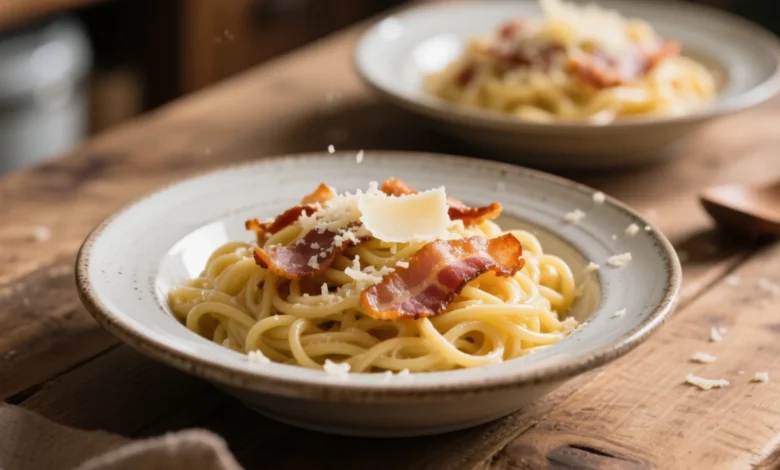 Receita Massa à Carbonara