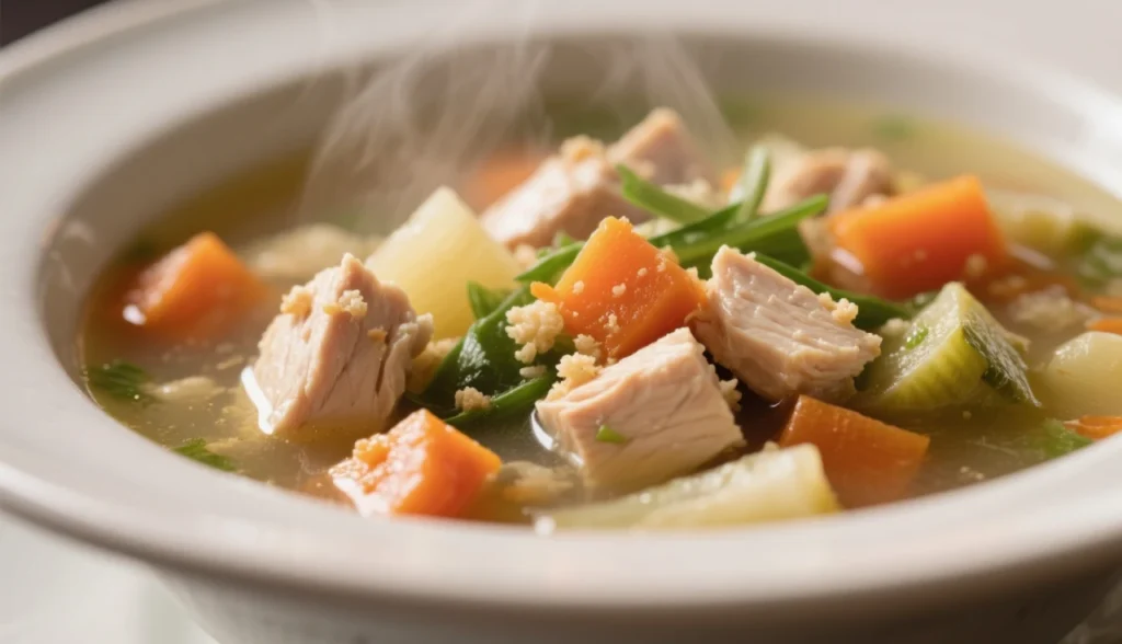 Receita Sopa de Legumes com Frango saborosa e saudável