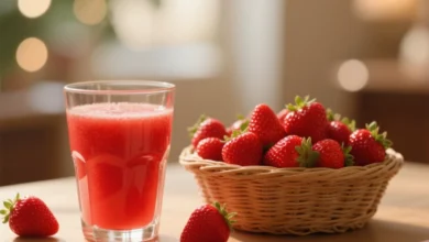 Receita Suco Natural de Morango super delicioso.