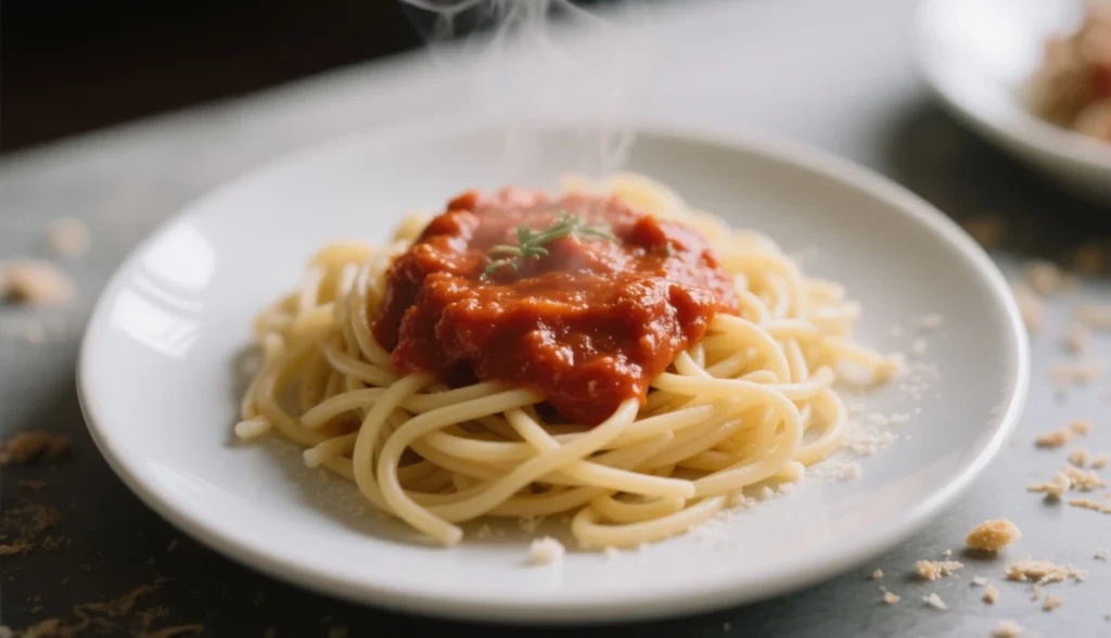 Macarrão ao Molho de tomate artesanal