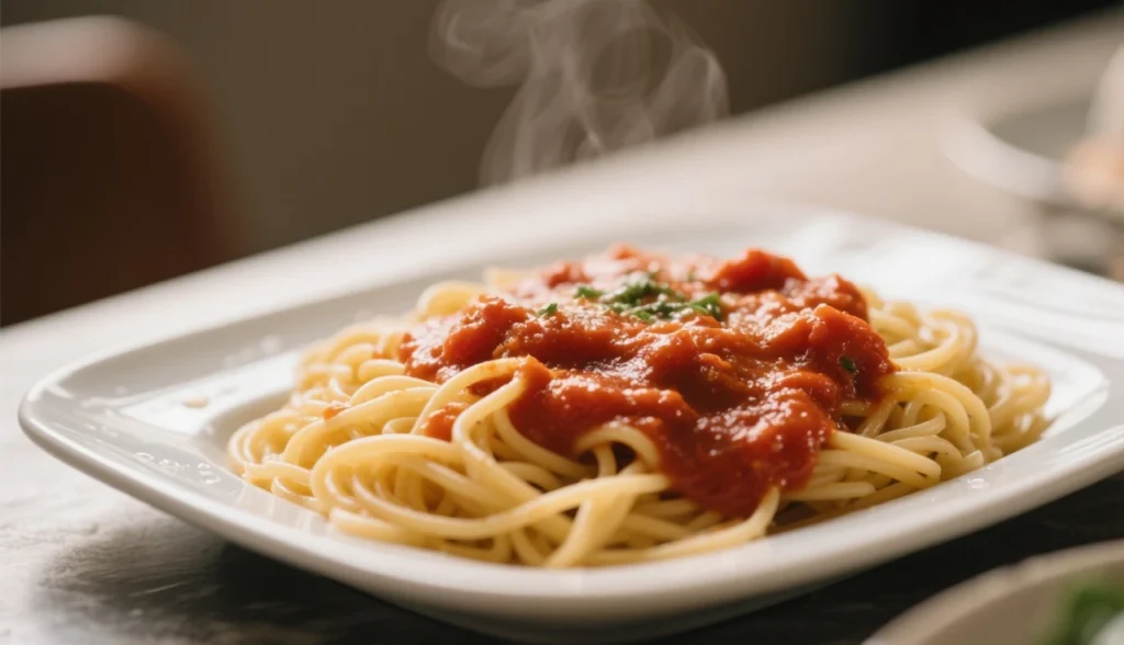 Macarrão ao molho de tomate