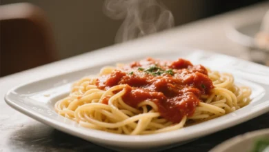 Macarrão ao molho de tomate