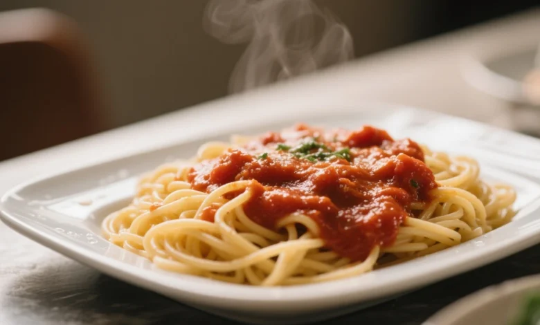 Macarrão ao molho de tomate