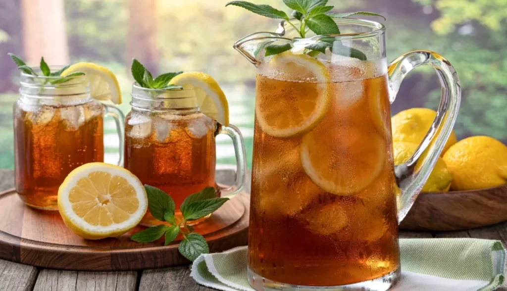 Receita de chá gelado caseiro refrescante, simples e saudável