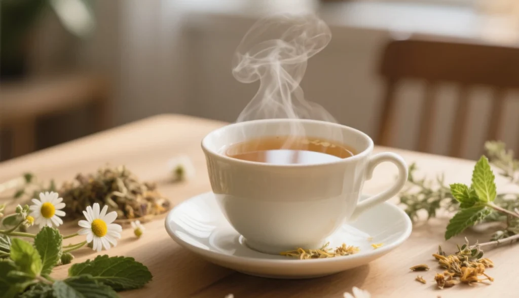 Chás sem cafeína: opções para relaxar antes de dormir
