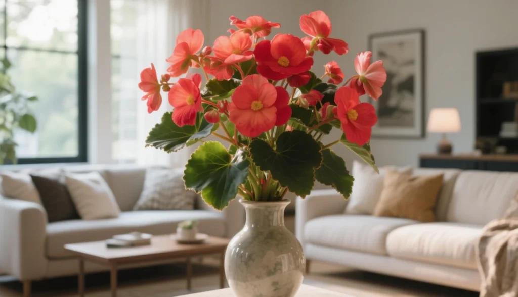 Cultivar begônia em casa