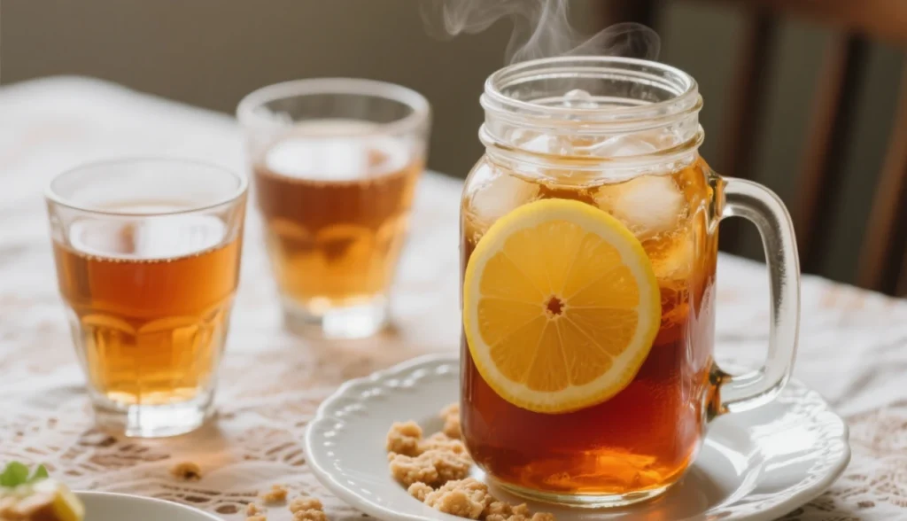 Receita de chá gelado caseiro refrescante, simples e saudável
