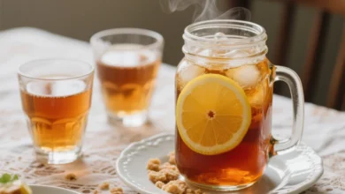 Receita de chá gelado caseiro refrescante, simples e saudável