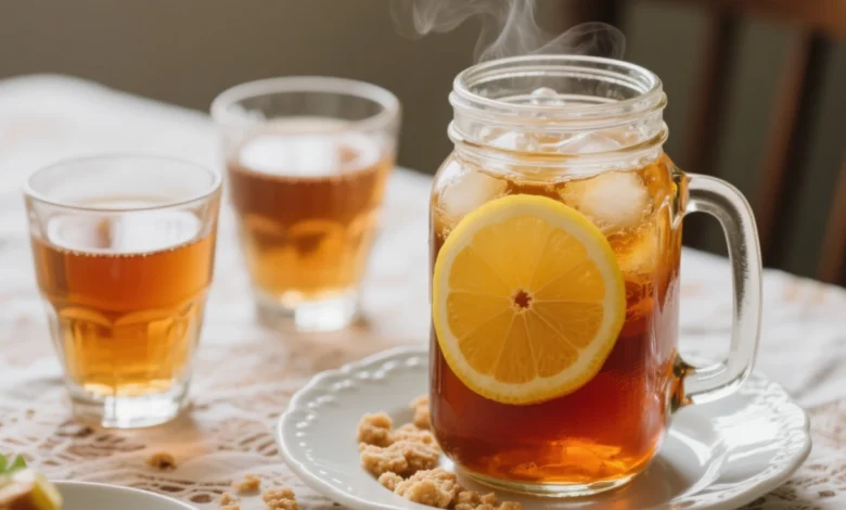 Receita de chá gelado caseiro refrescante, simples e saudável
