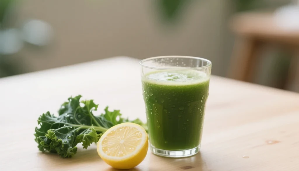 Suco de couve com limão
