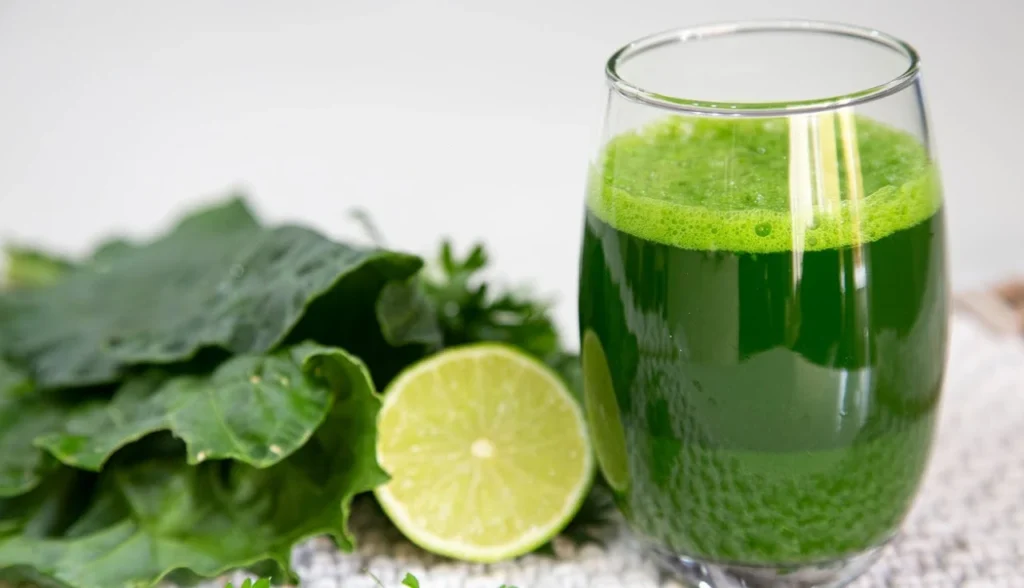 Suco de couve com limão