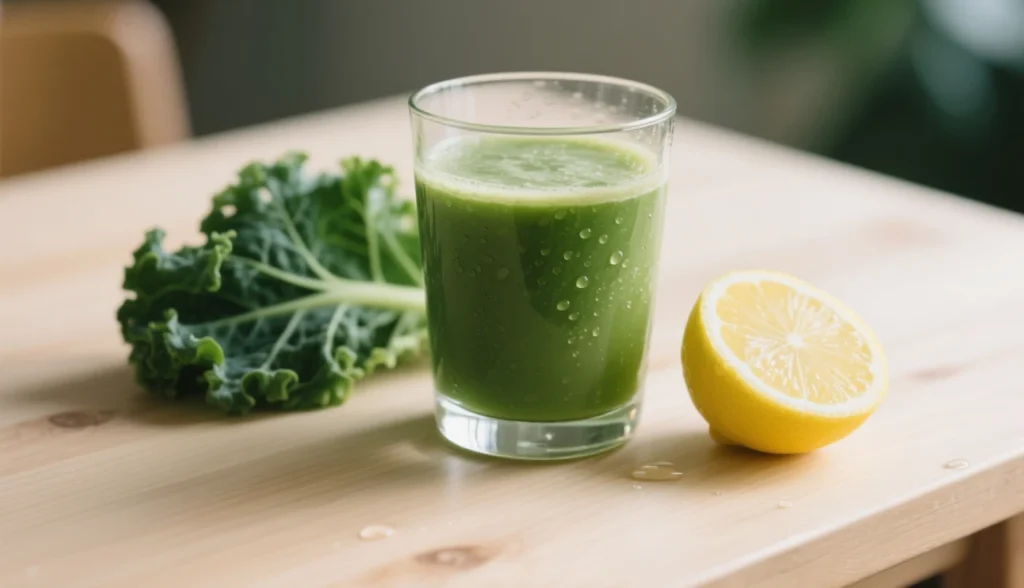 Suco de couve com limão