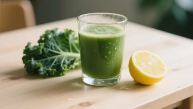 Suco de couve com limão