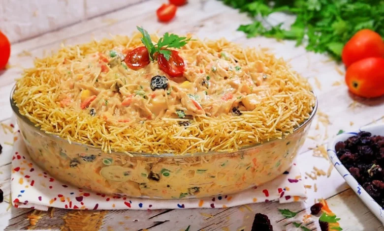 Receita Salpicão de Natal Tradicional Uma Delicia