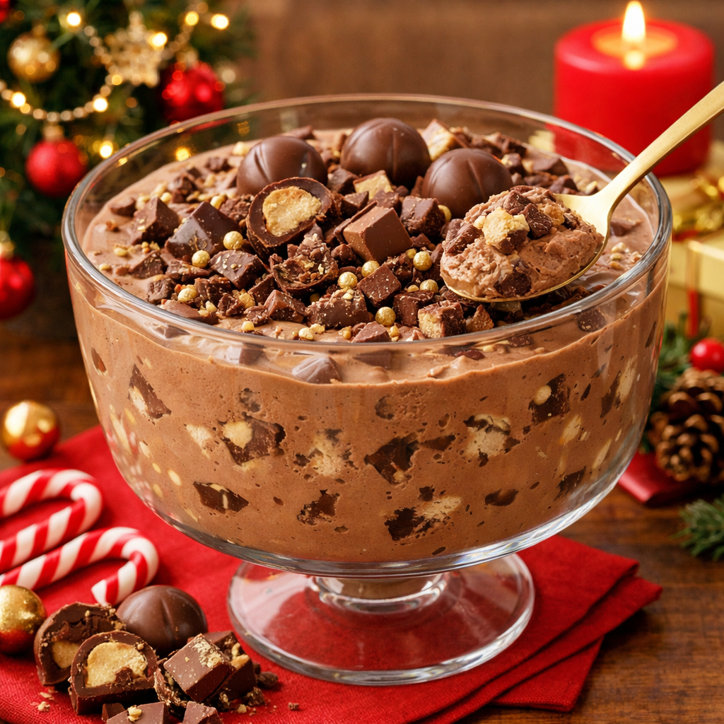 Receita Mousse de Bombom Fácil Para o Natal