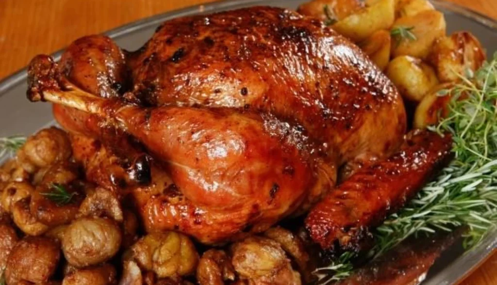 Receita Peru Recheado para o Natal
