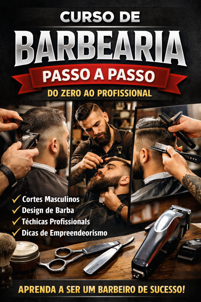 Curso de Barbearia Passo a Passo: Guia Completo