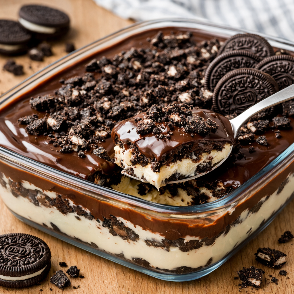 Receita Pavê de Oreo na Travessa