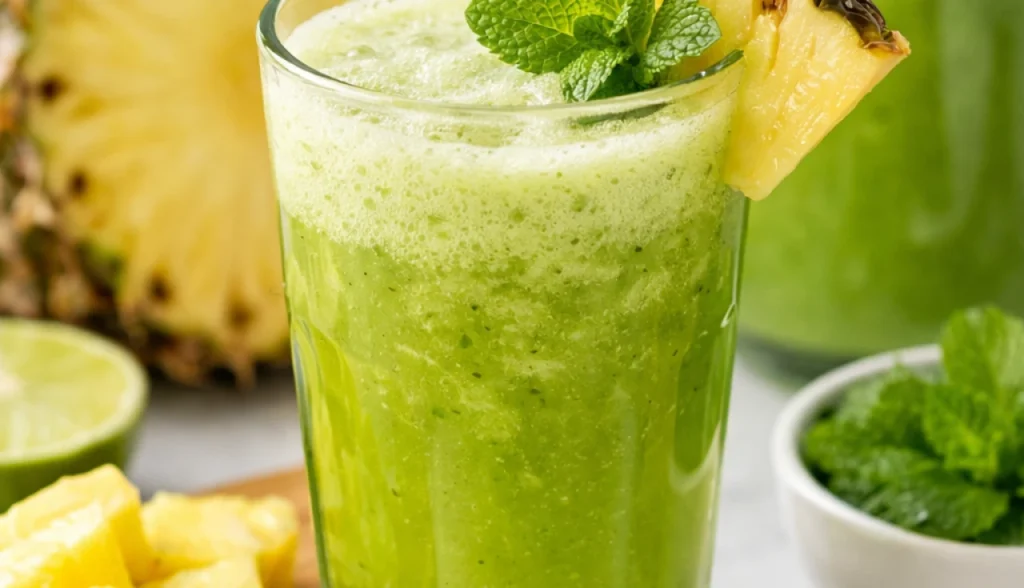 Receita de Suco de Abacaxi com Hortelã para Emagrecer