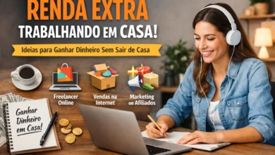 Renda Extra Trabalhando em Casa: Ideias Reais Para Ganhar Dinheiro Sem Sair de Casa
