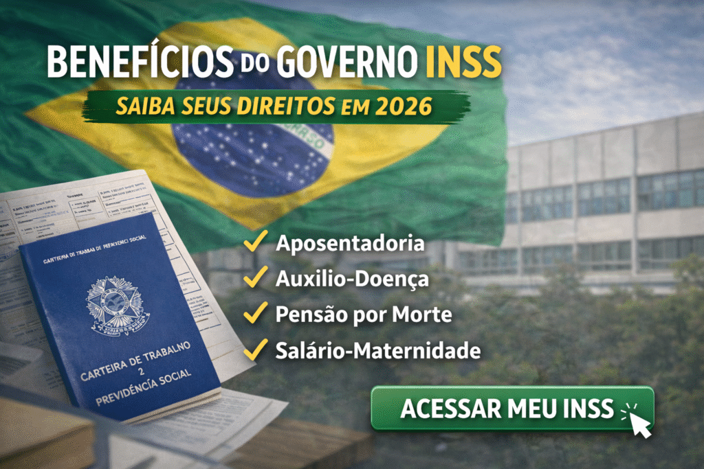 Benefícios do Governo INSS Como Solicitar em 2026