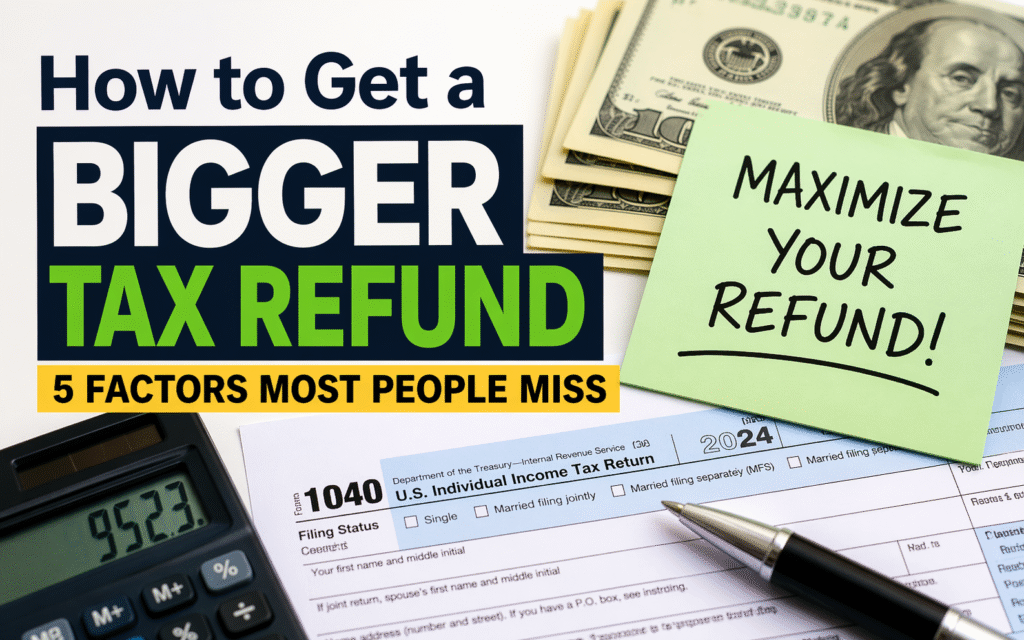 5 Factors That Secretly Increase Your Tax Refund (Most People Miss #3)
