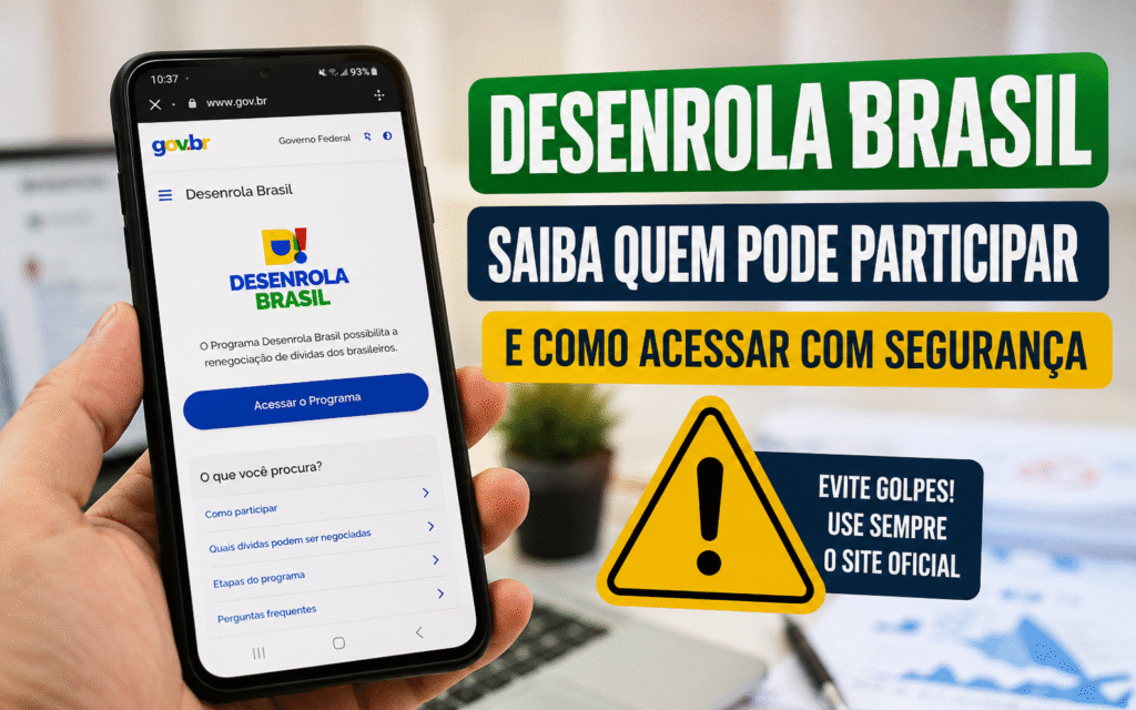 Quem pode participar do Desenrola Brasil?
