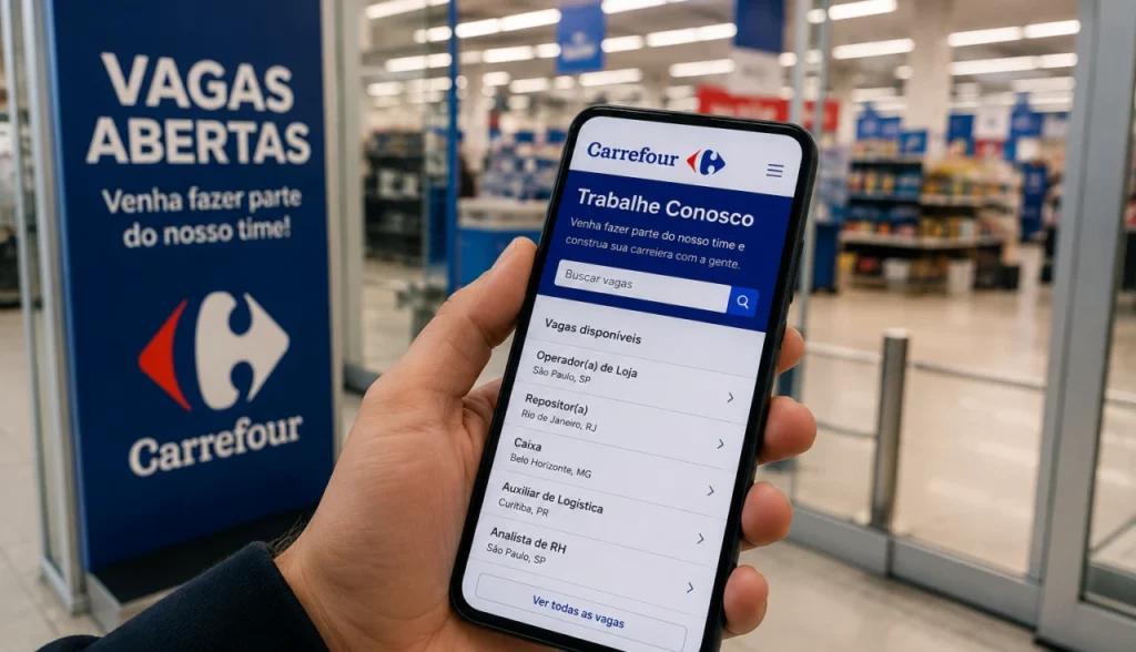 Vagas abertas no Carrefour — veja as oportunidades separadas por setor